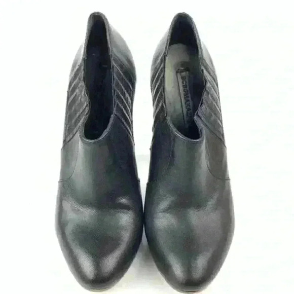 bcbgmaxazria boots 8.5 38.5 black leather platform - Picture 3 of 9
